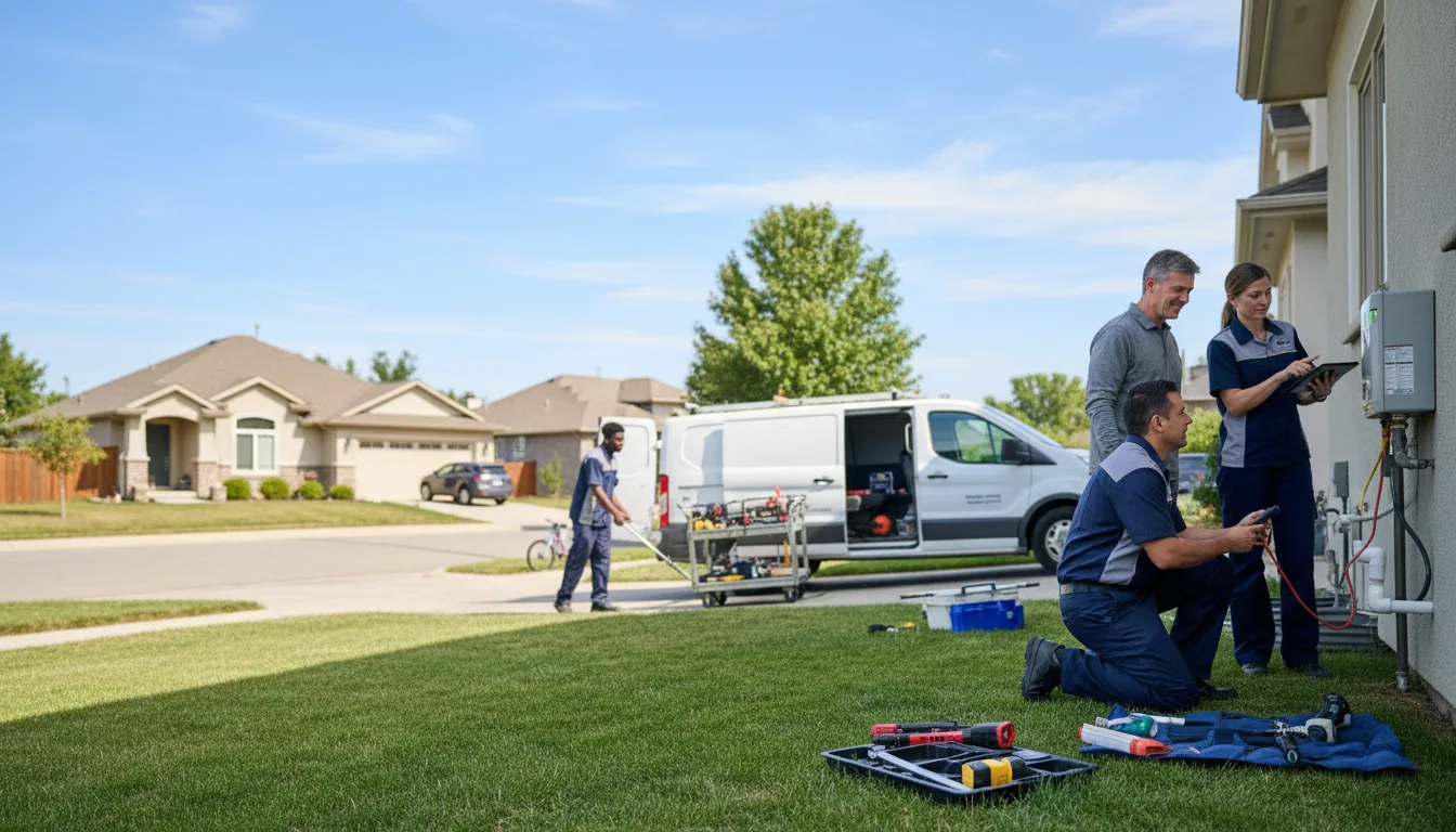 Tankless water heater service in Brooker, FL